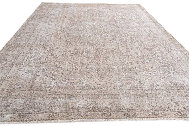 Detail image of 9' 9 x 12' 5 Hand Knotted Ultra Vintage Persian Wool Rug