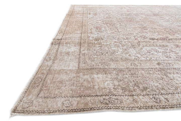 9' 9 x 12' 5 Hand Knotted Ultra Vintage Persian Wool Rug