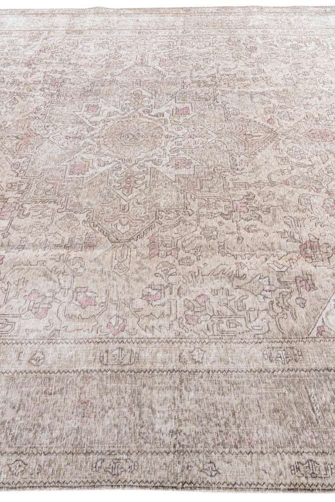 9' 9 x 12' 5 Hand Knotted Ultra Vintage Persian Wool Rug