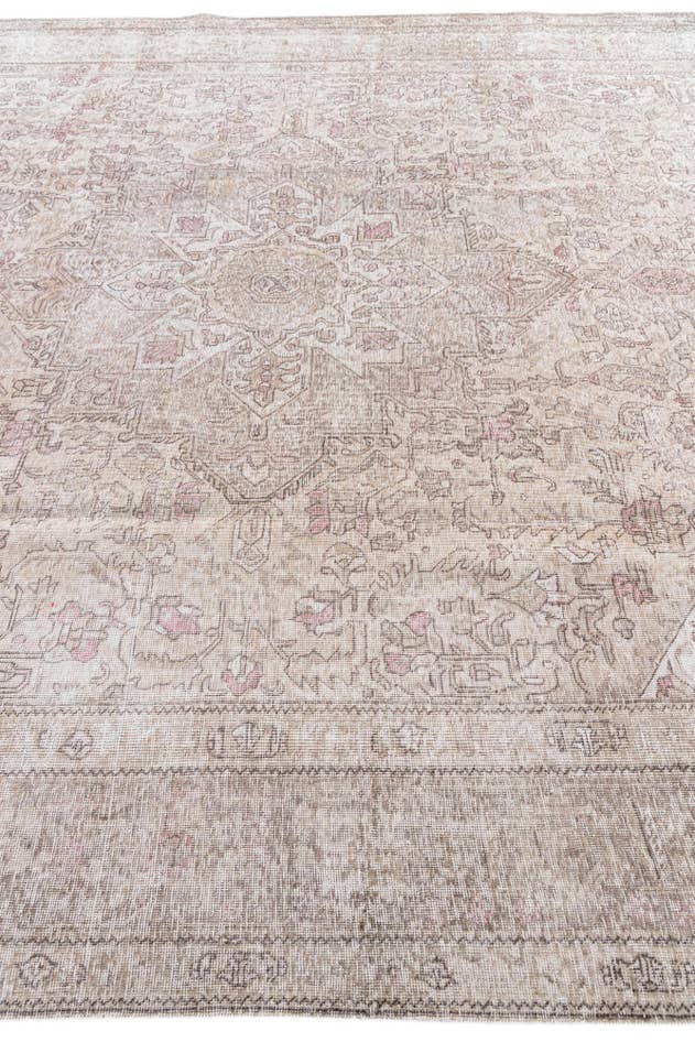 Detail image of 9' 9 x 12' 5 Hand Knotted Ultra Vintage Persian Wool Rug