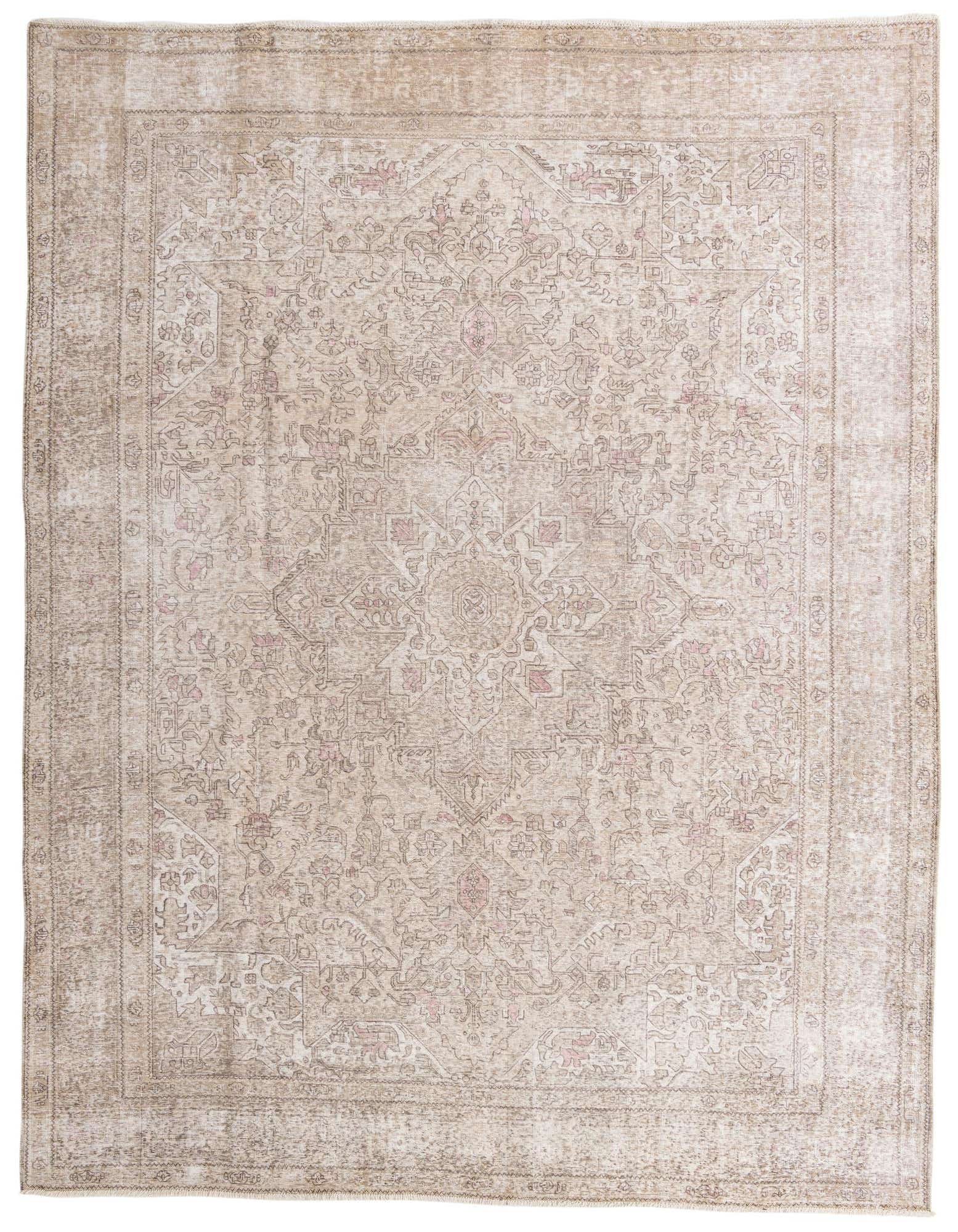 Primary image 9' 9 x 12' 5  Hand Knotted Ultra Vintage Persian Wool Rug