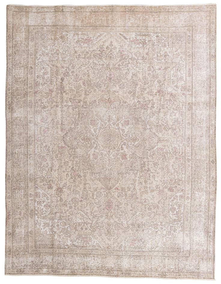 Detail image of 9' 9 x 12' 5 Hand Knotted Ultra Vintage Persian Wool Rug