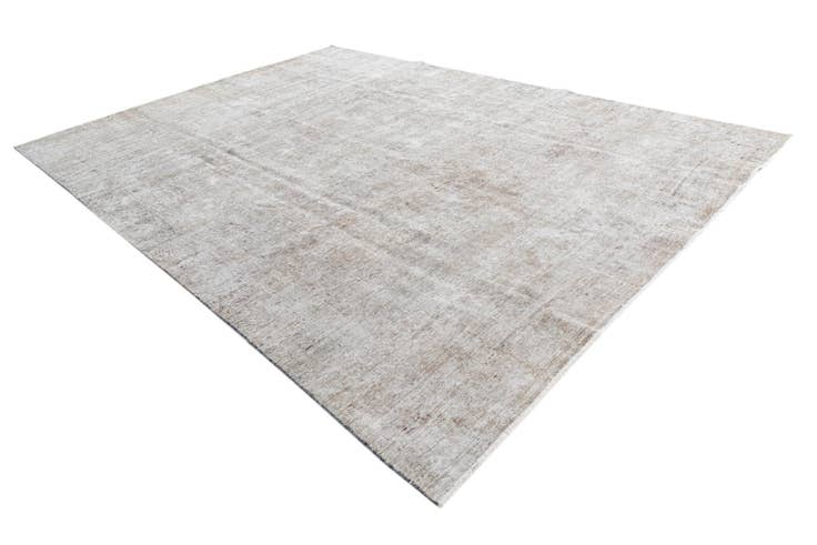 Detail image of 8' 7 x 12' Hand Knotted Ultra Vintage Persian Wool Rug
