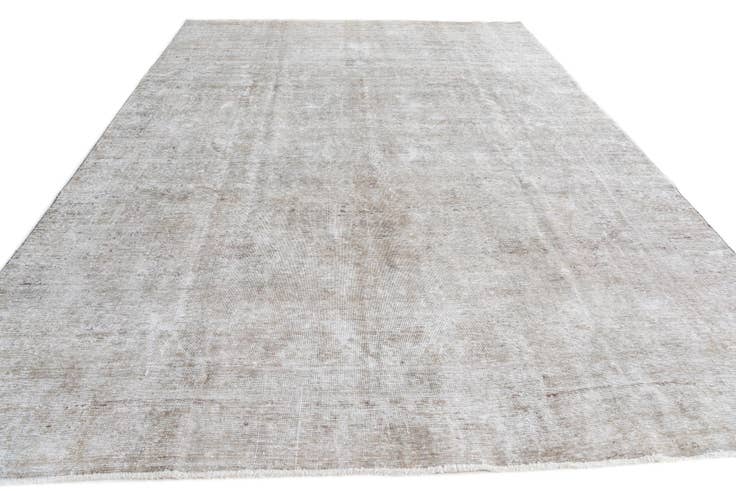 Detail image of 8' 7 x 12' Hand Knotted Ultra Vintage Persian Wool Rug