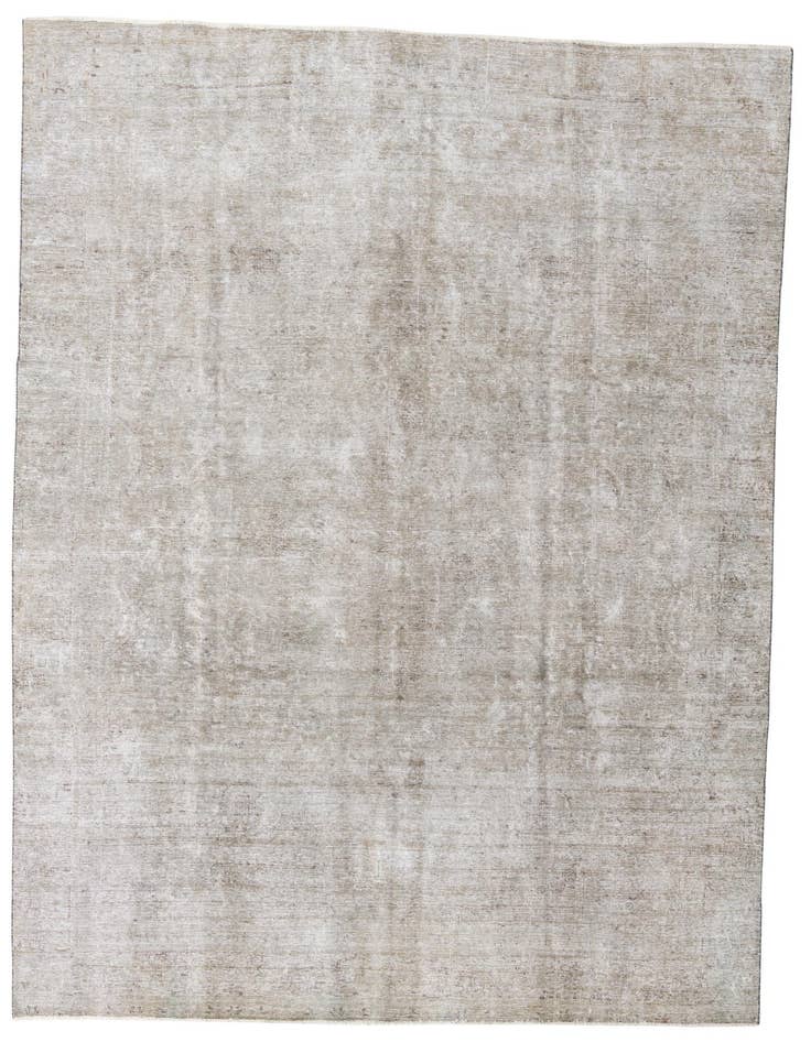 Detail image of 8' 7 x 12' Hand Knotted Ultra Vintage Persian Wool Rug