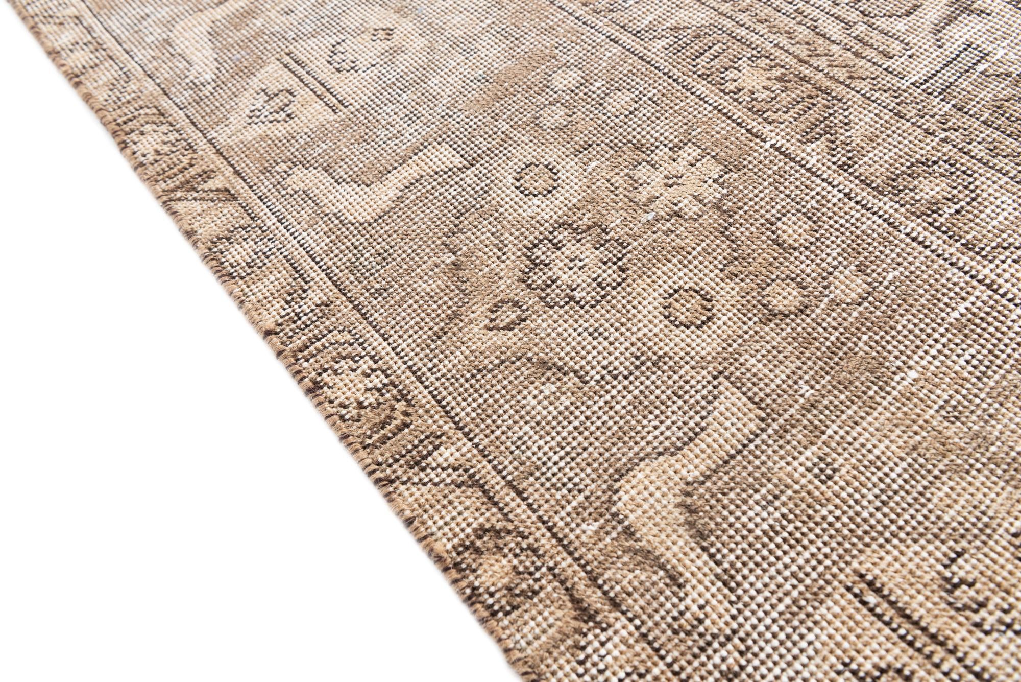 9' 4 x 12' Hand Knotted Ultra Vintage Persian Wool Rug