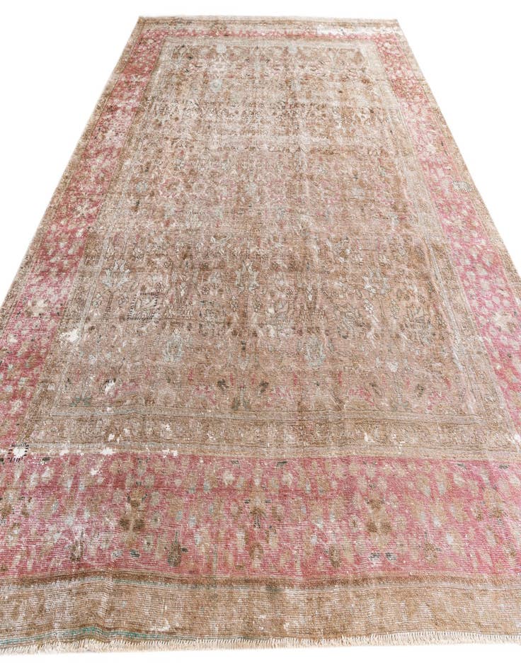 Detail image of 9' 5 x 12' 1  Hand Knotted Ultra Vintage Persian Wool Rug