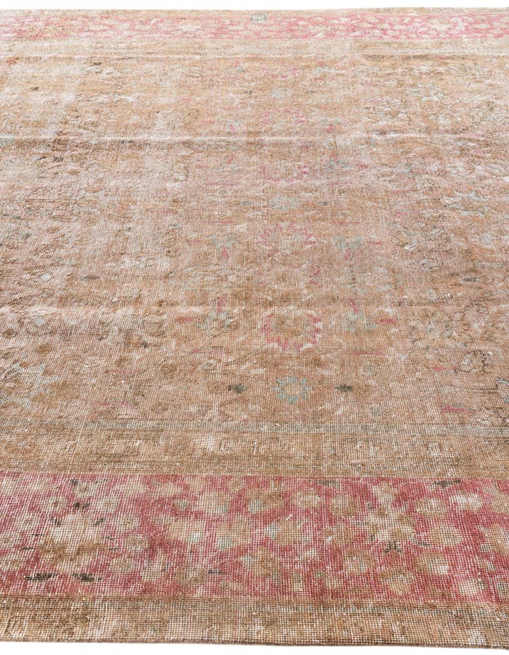 Detail image of 9' 5 x 12' 1  Hand Knotted Ultra Vintage Persian Wool Rug