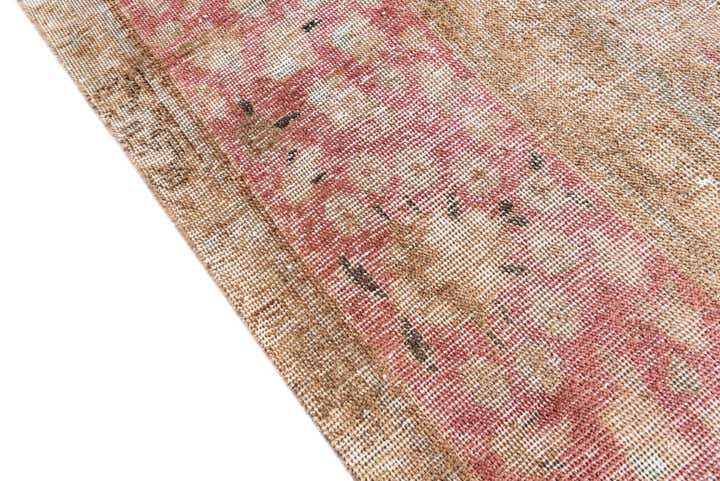 9' 5 x 12' 1 Hand Knotted Ultra Vintage Persian Wool Rug