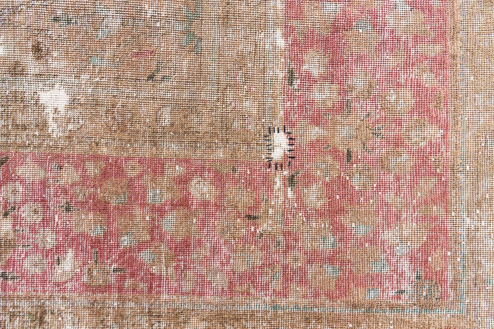 9' 5 x 12' 1 Hand Knotted Ultra Vintage Persian Wool Rug