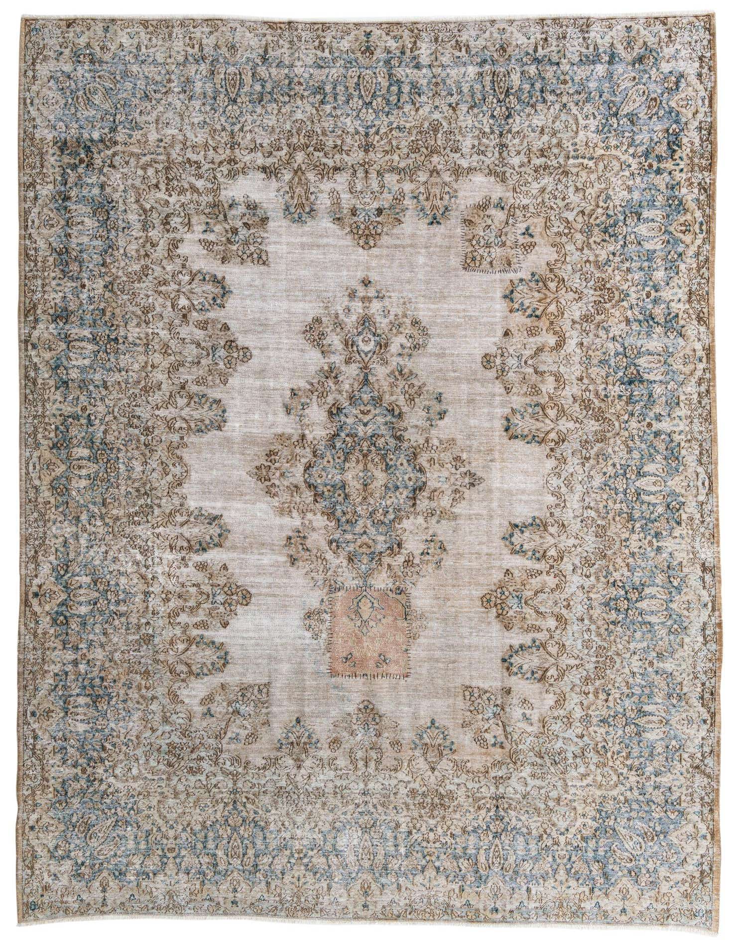 Primary image  9' x 12' 1  Hand Knotted Ultra Vintage Persian Wool Rug