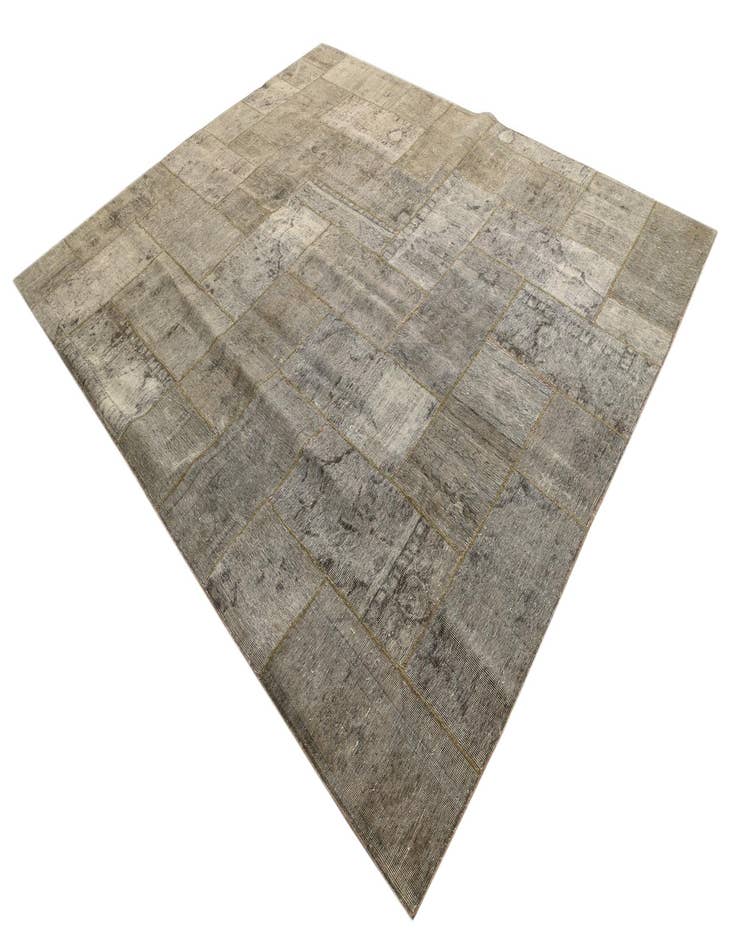 Detail image of 8' 6 x 10' 3  Hand Knotted Ultra Vintage Persian Wool Rug