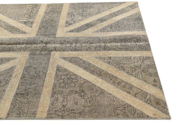 Detail image of 5' x 6' 6 Hand Knotted Ultra Vintage Persian Wool Rug