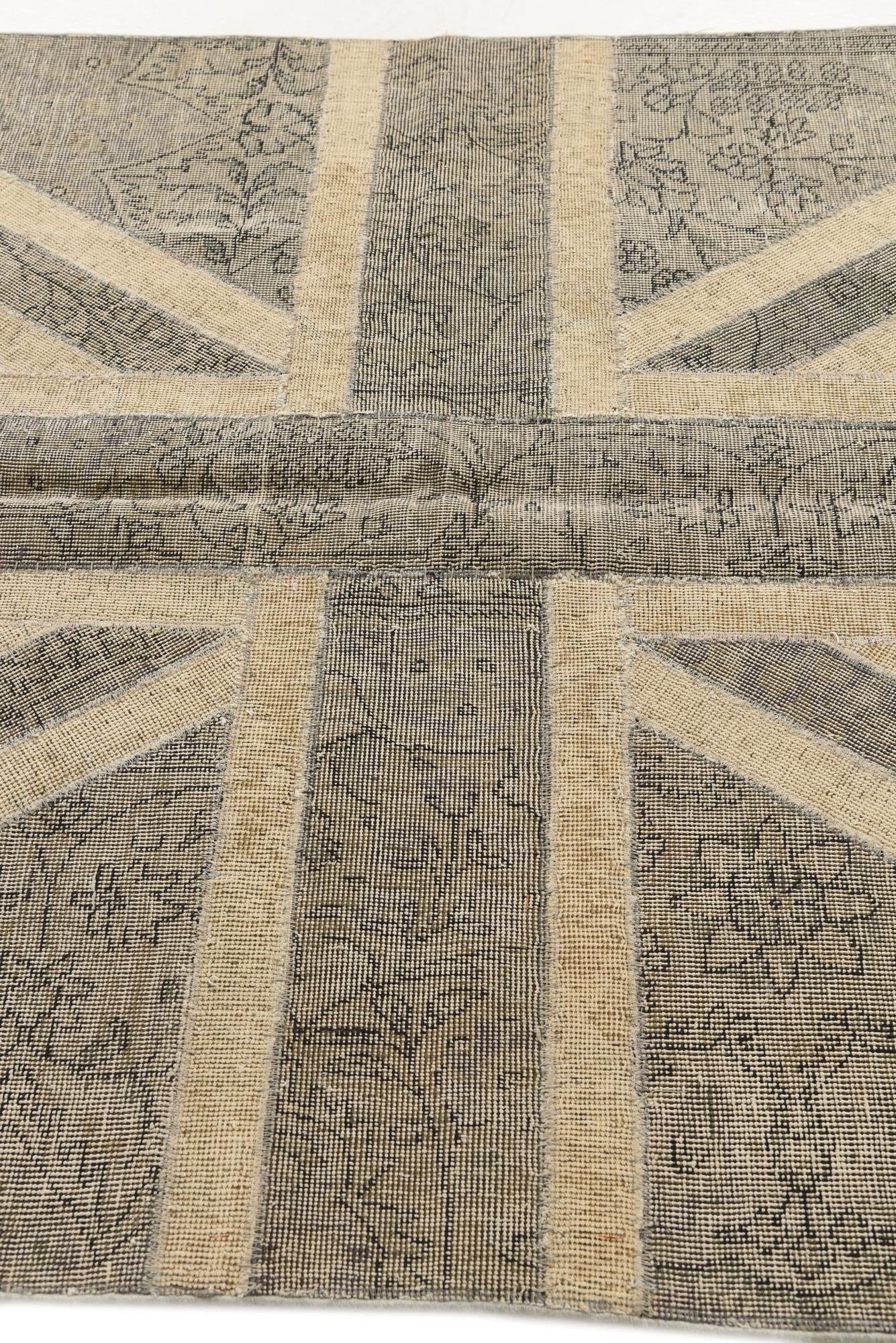 5' x 6' 6 Hand Knotted Ultra Vintage Persian Wool Rug