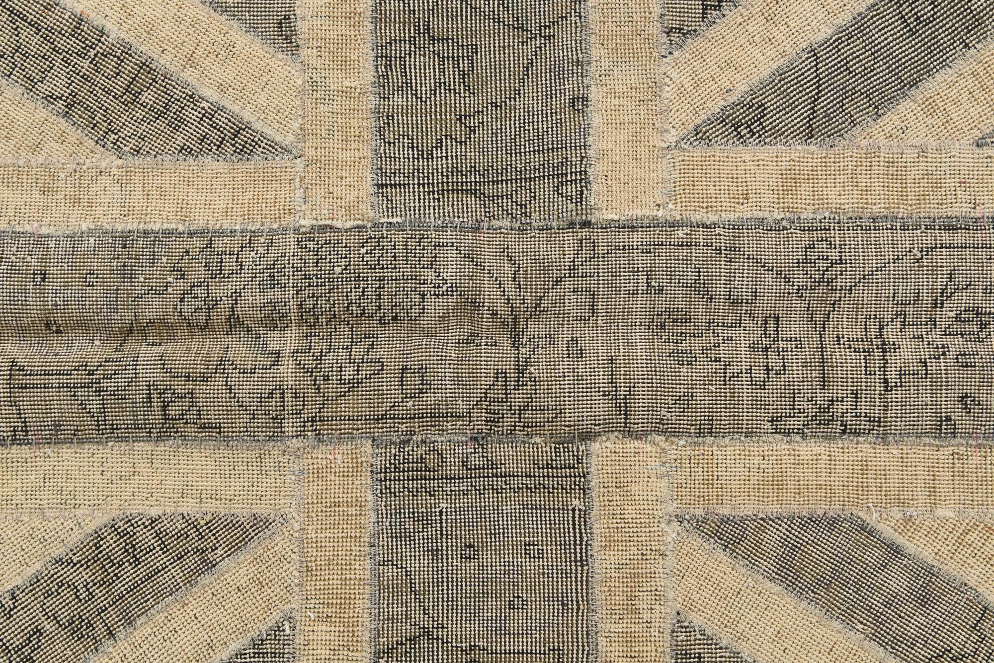5' x 6' 6 Hand Knotted Ultra Vintage Persian Wool Rug