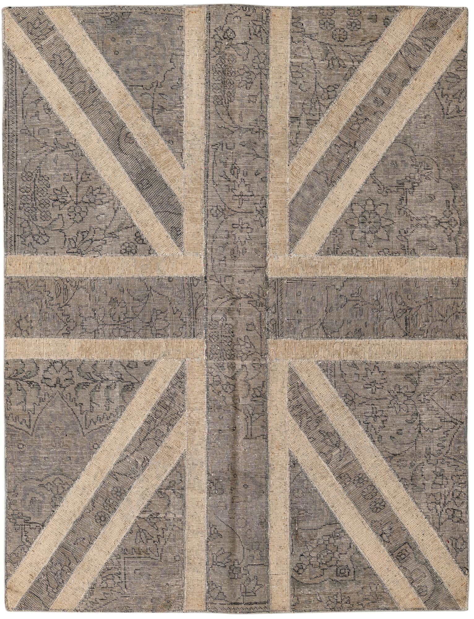 5' x 6' 6 Hand Knotted Ultra Vintage Persian Wool Rug