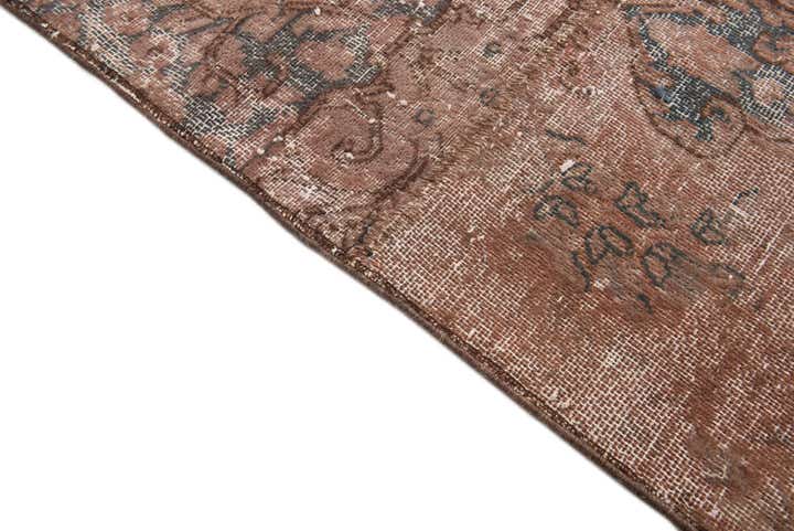 205cm x 295cm Handgewebt Ultra Vintage Wolle Teppich