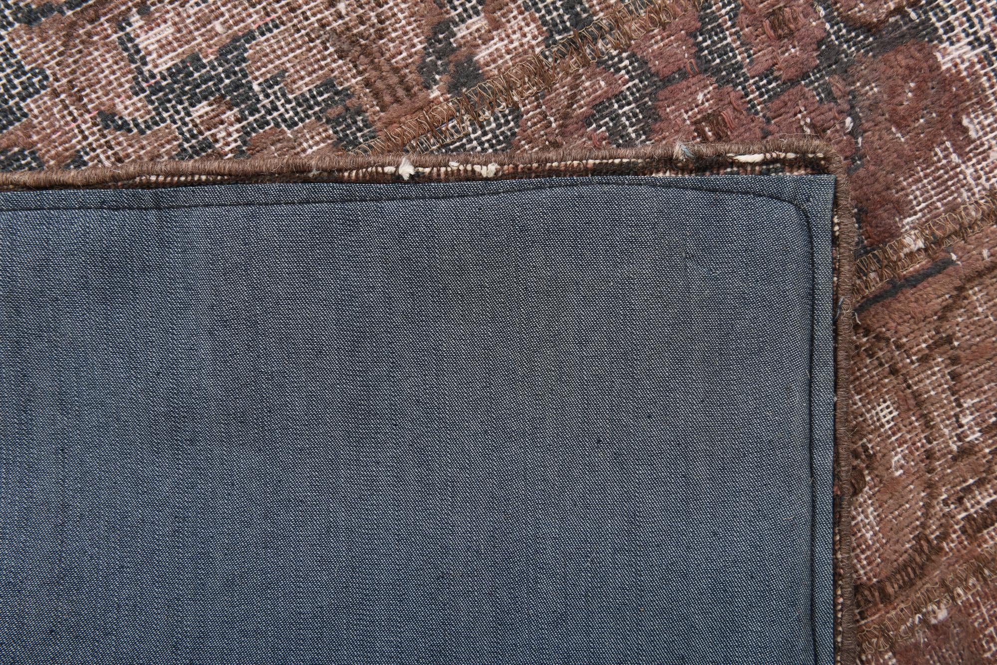 6' 9 x 9' 9 Hand Woven Ultra Vintage Wool Rug