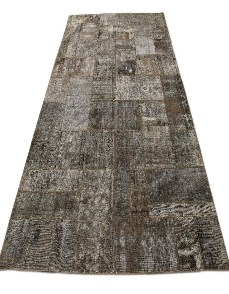 Detail image of 6' 9 x 10' 2  Hand Knotted Ultra Vintage Persian Wool Rug