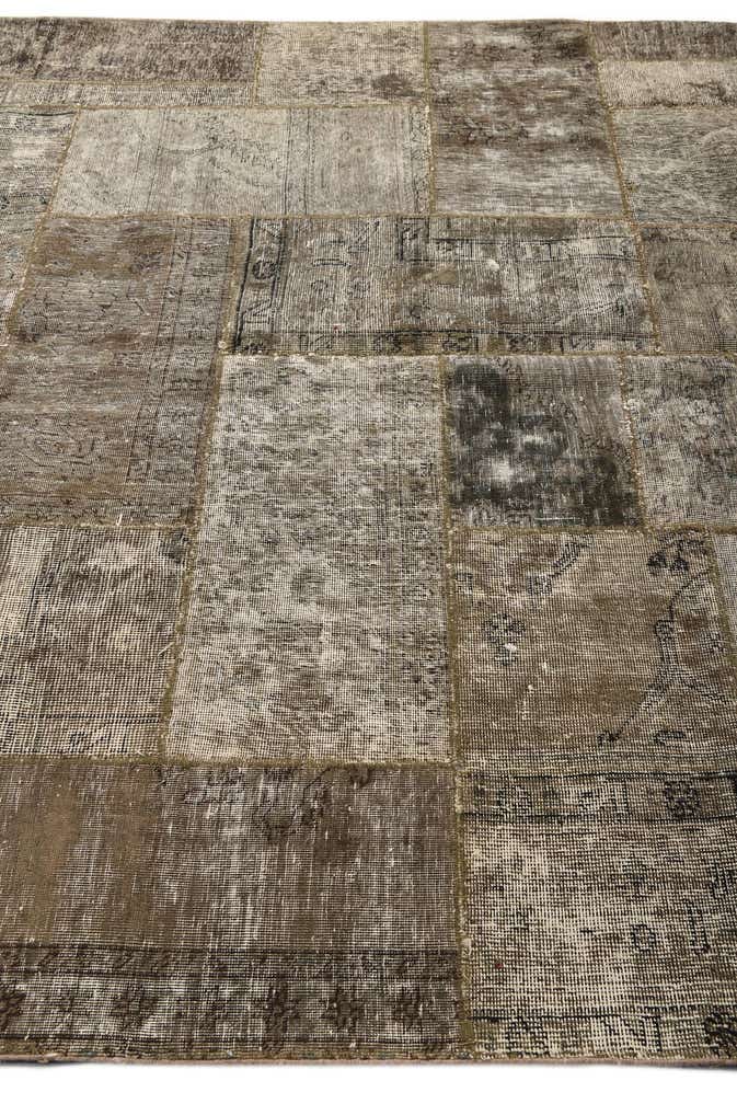 6' 9 x 10' 2 Hand Knotted Ultra Vintage Persian Wool Rug