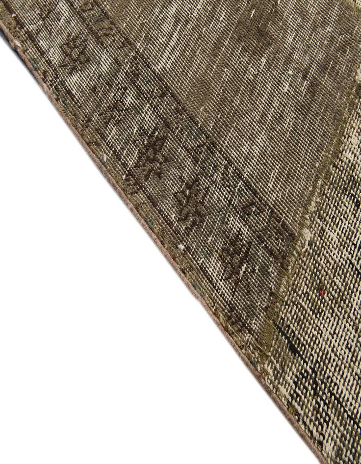 Detail image of 6' 9 x 10' 2  Hand Knotted Ultra Vintage Persian Wool Rug