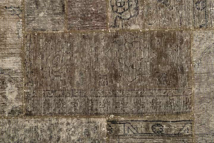 6' 9 x 10' 2 Hand Knotted Ultra Vintage Persian Wool Rug