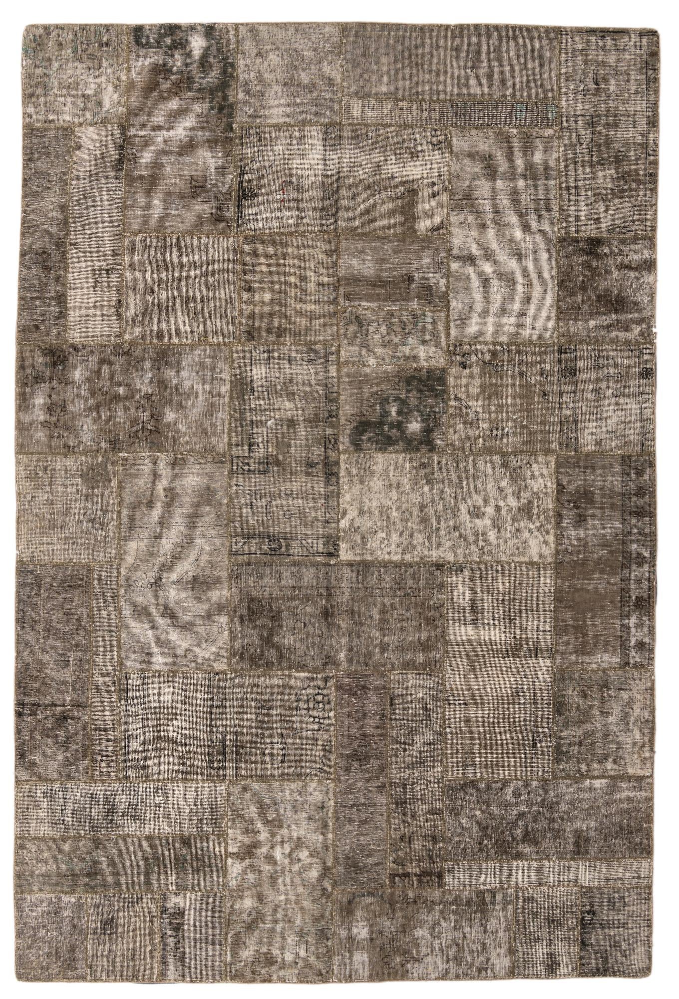 6' 9 x 10' 2 Hand Knotted Ultra Vintage Persian Wool Rug
