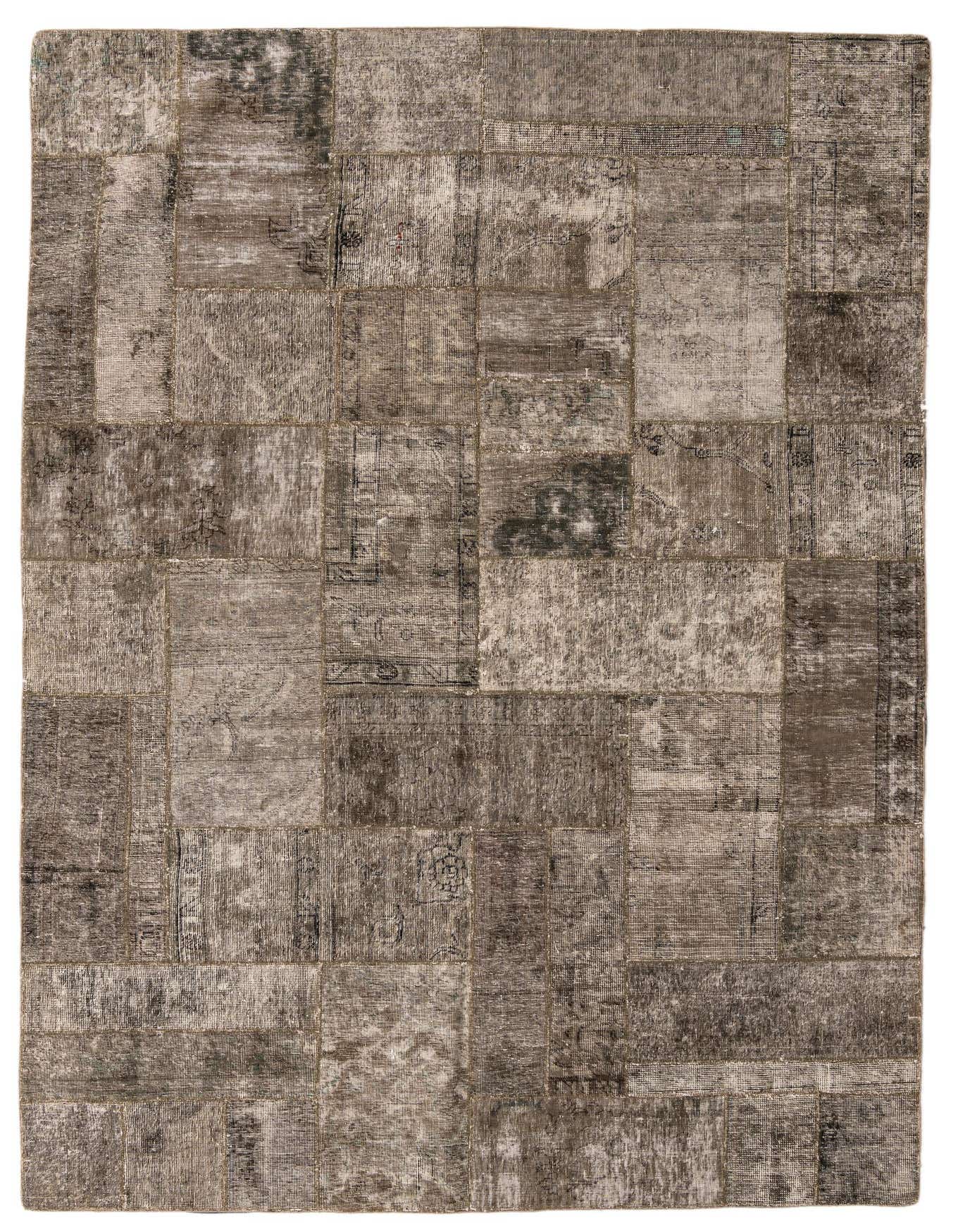 Primary image 6' 9 x 10' 2  Hand Knotted Ultra Vintage Persian Wool Rug