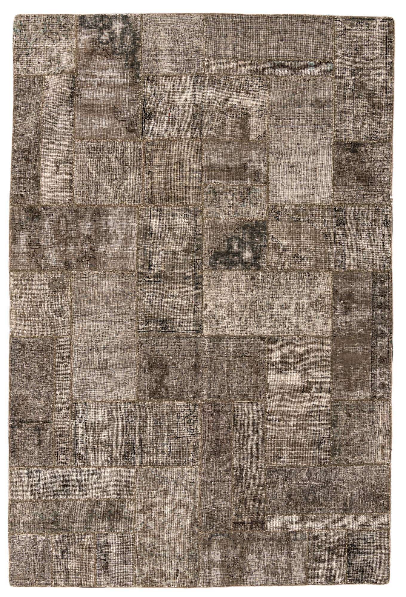 6' 9 x 10' 2 Hand Knotted Ultra Vintage Persian Wool Rug