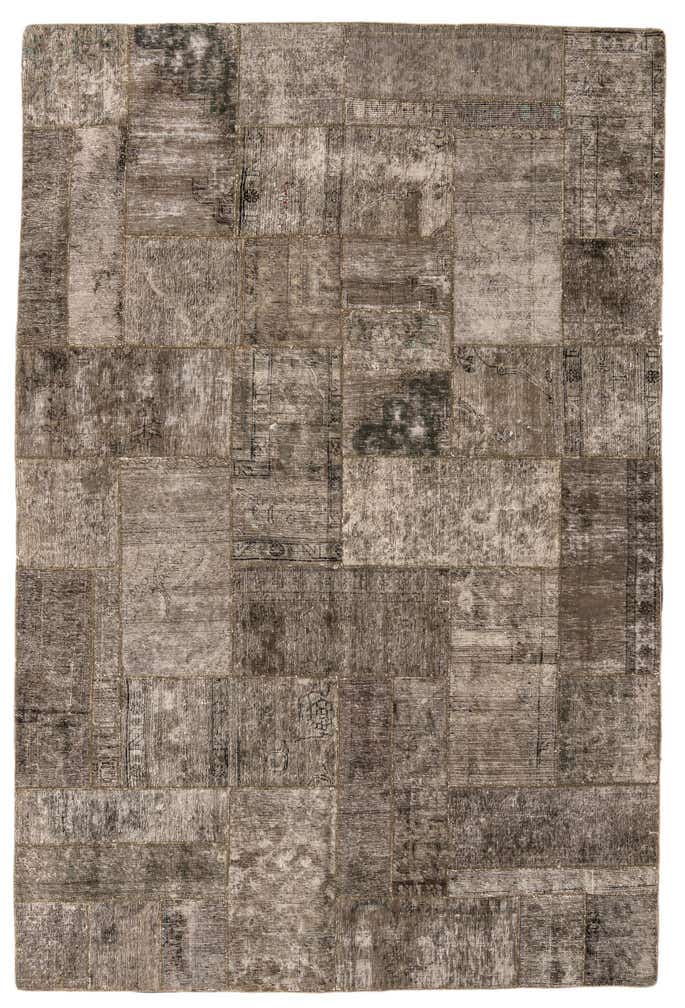 6' 9 x 10' 2 Hand Knotted Ultra Vintage Persian Wool Rug