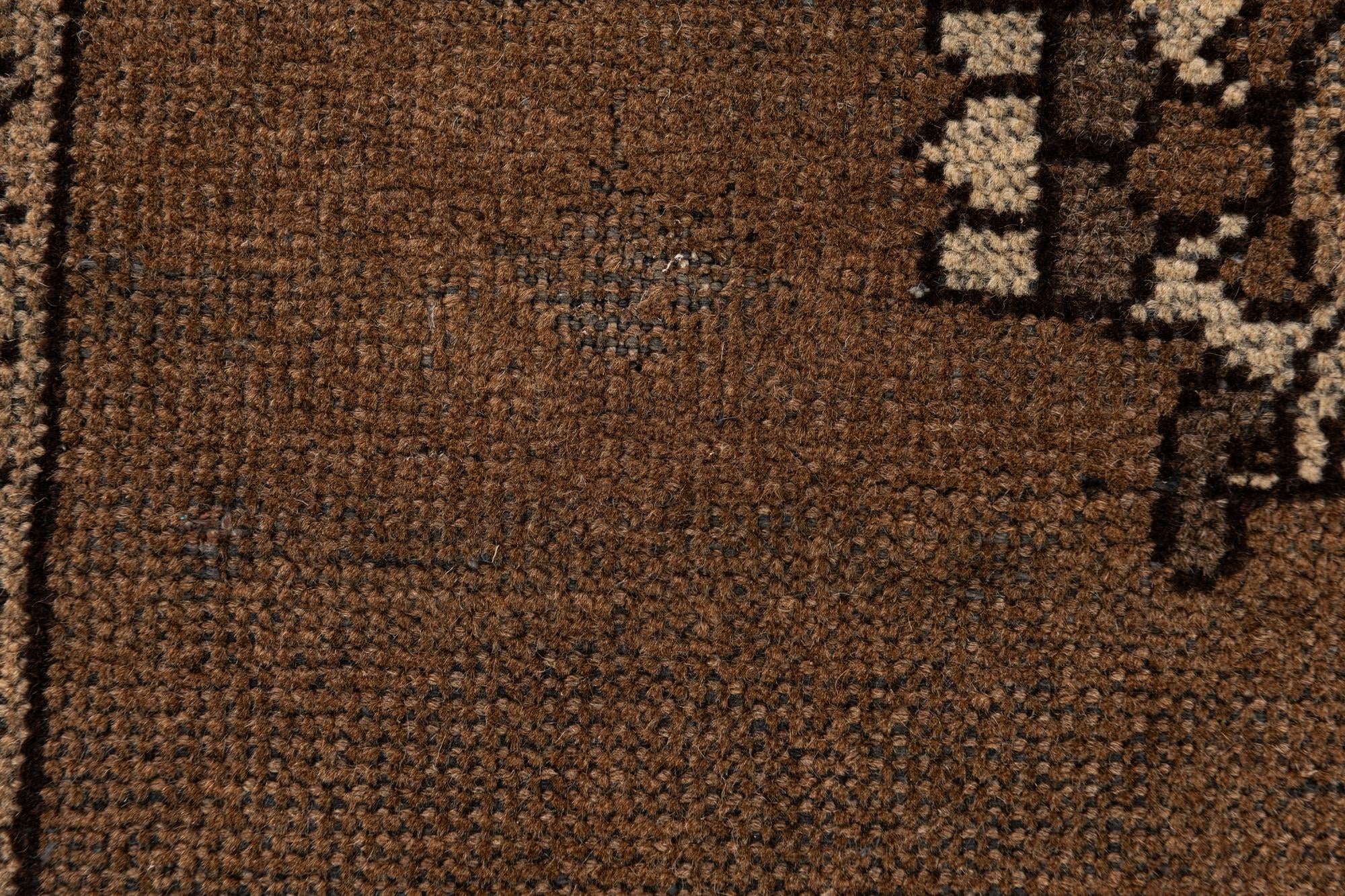 6' 6 x 9' 1 Hand Knotted Ultra Vintage Persian Wool Rug