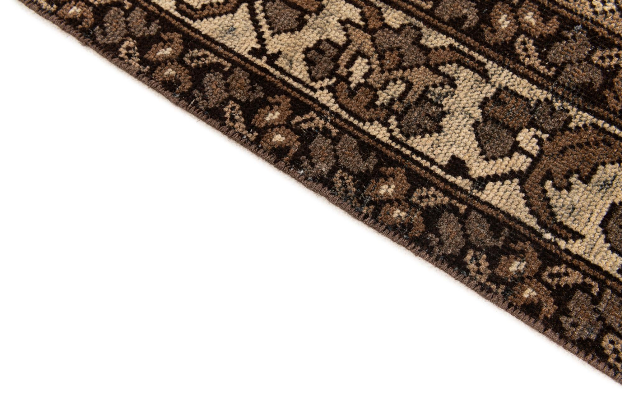 6' 6 x 9' 1 Hand Knotted Ultra Vintage Persian Wool Rug