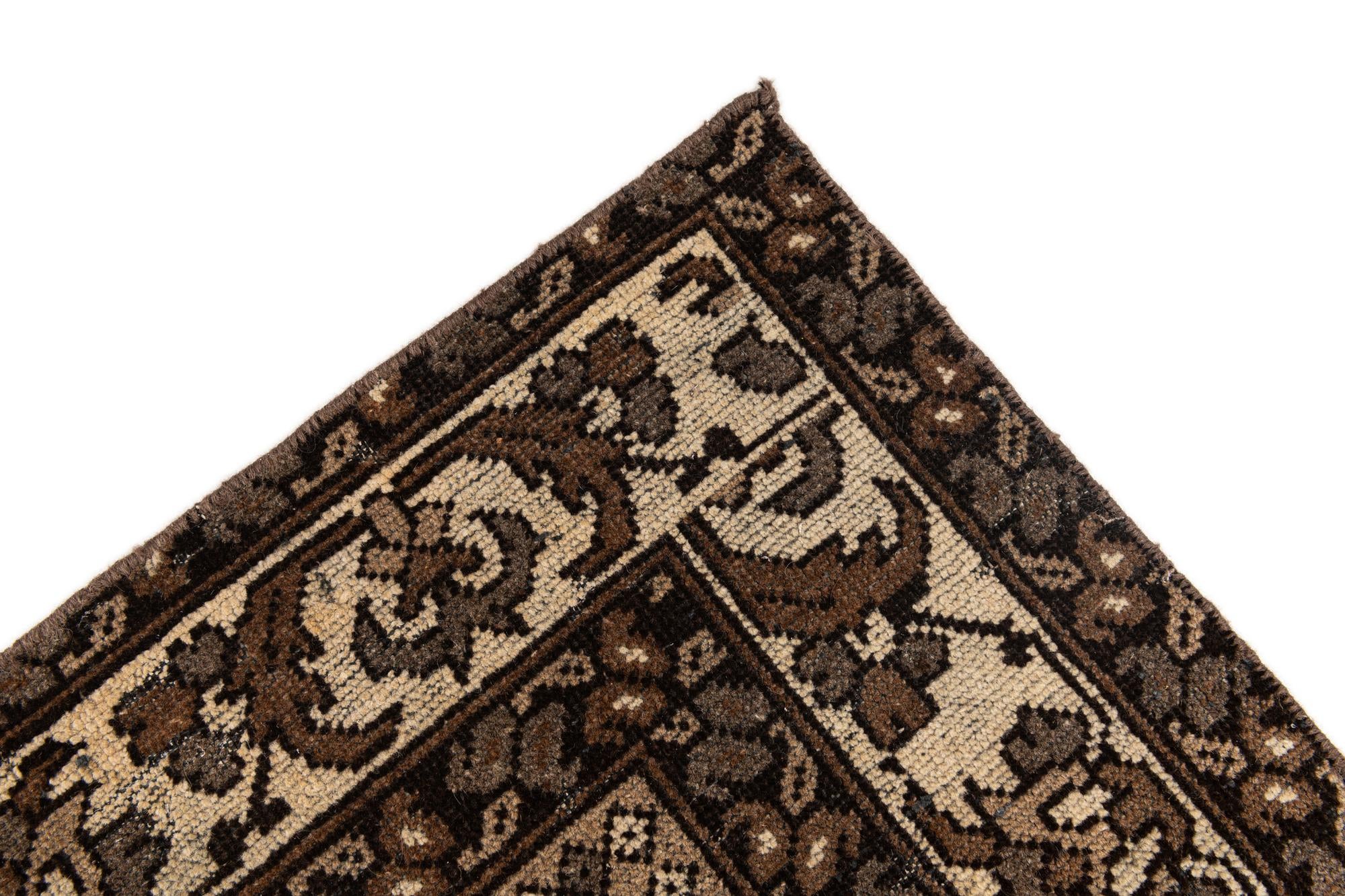 6' 6 x 9' 1 Hand Knotted Ultra Vintage Persian Wool Rug