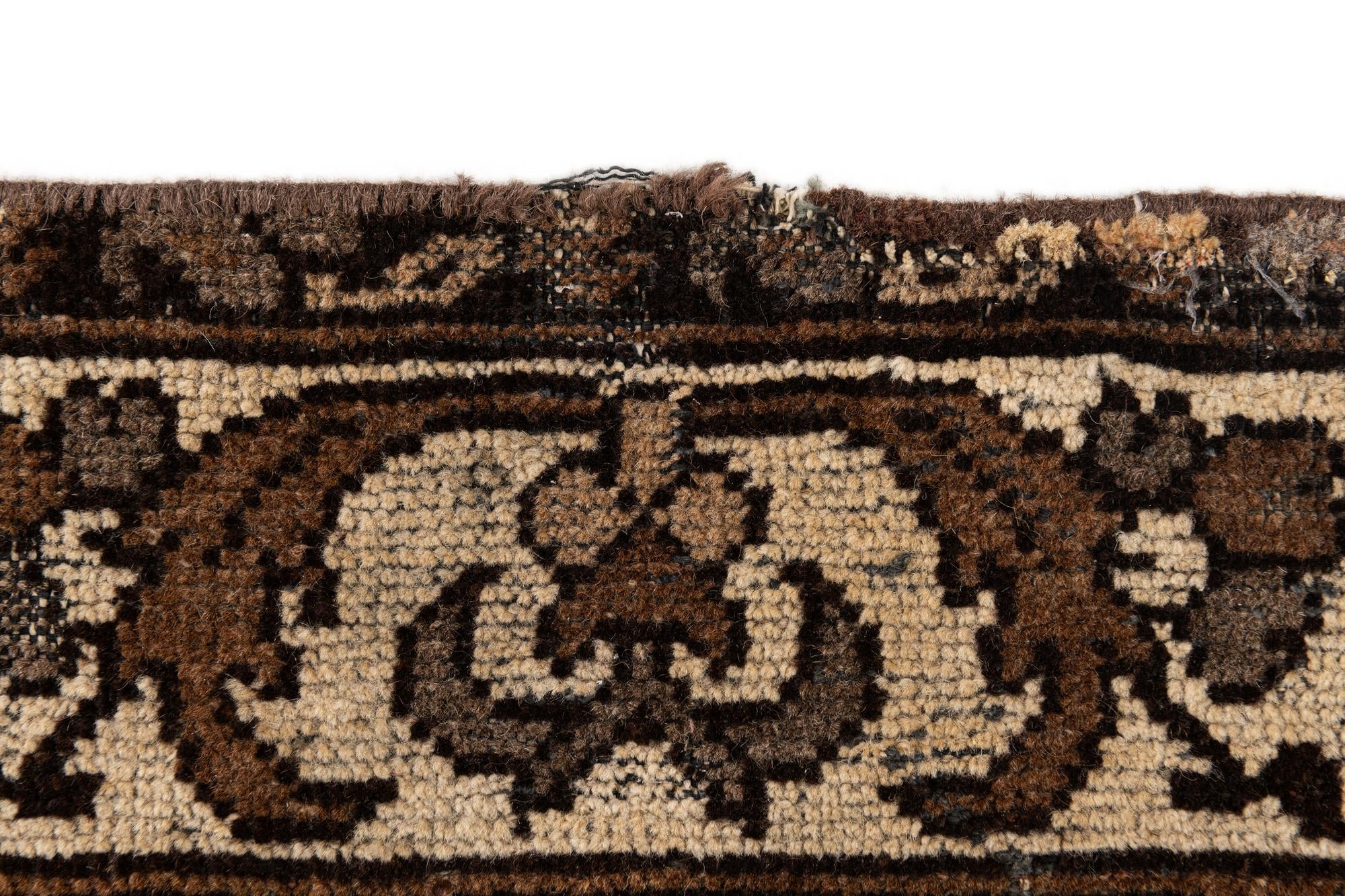 6' 6 x 9' 1 Hand Knotted Ultra Vintage Persian Wool Rug