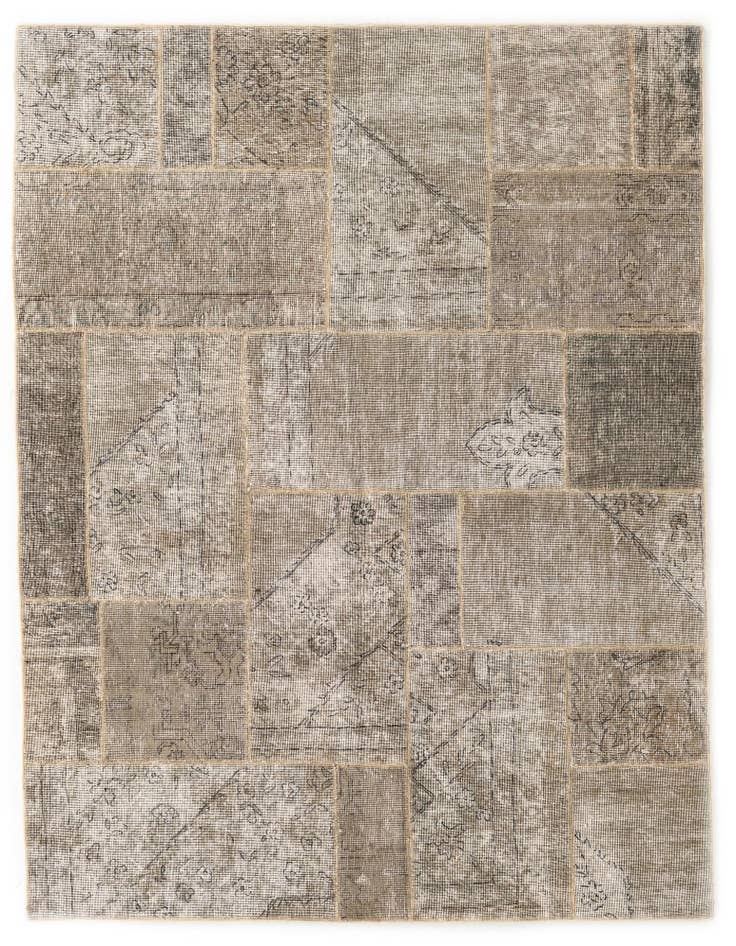 Detail image of 5' x 6' 5 Hand Knotted Ultra Vintage Persian Wool Rug