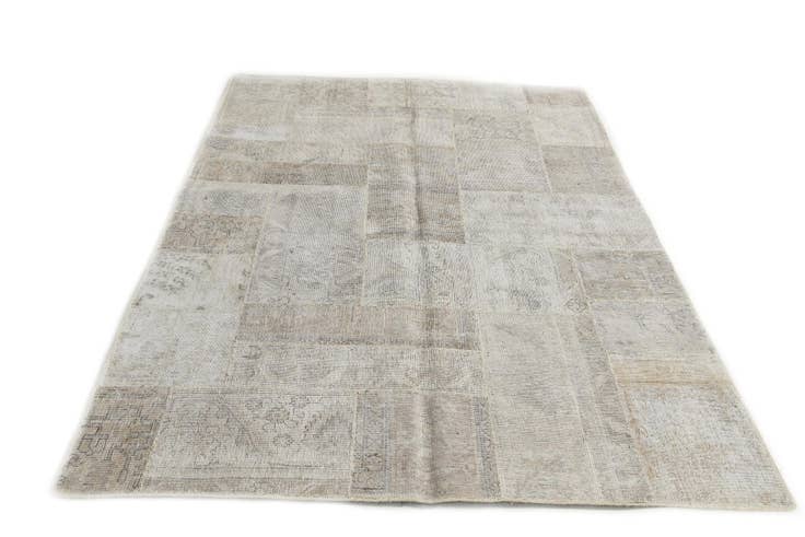 Detail image of 5' 8 x 8' Hand Knotted Ultra Vintage Persian Wool Rug