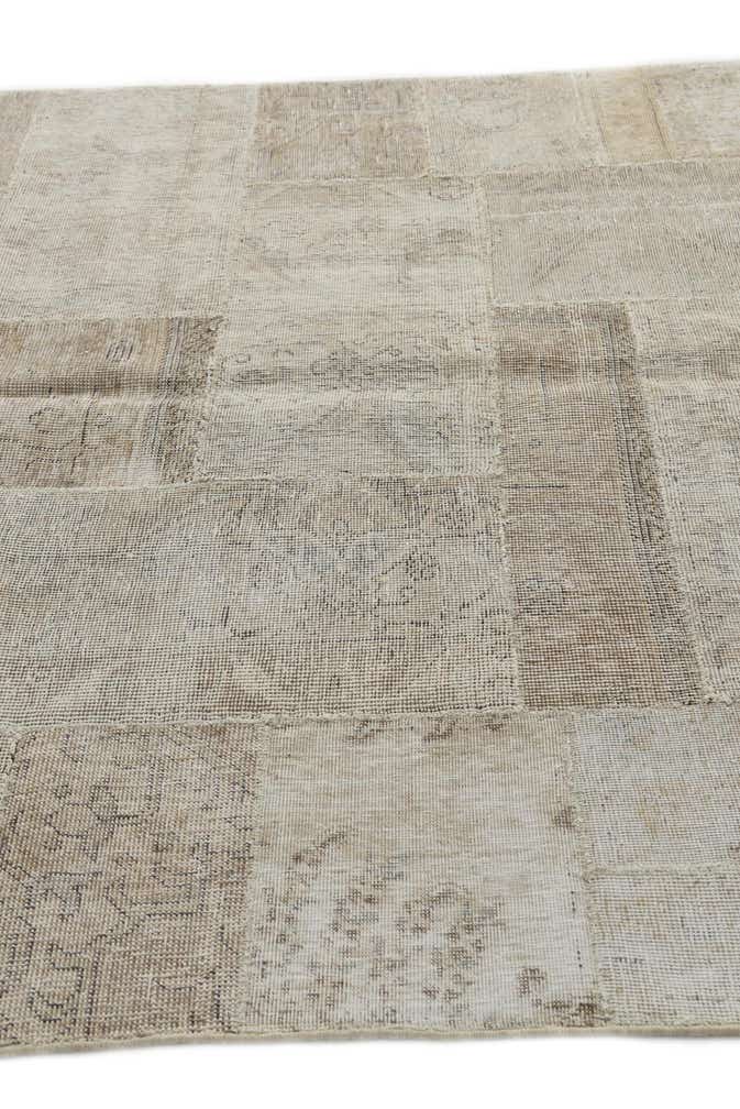 5' 8 x 8' Hand Knotted Ultra Vintage Persian Wool Rug