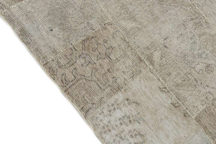 5' 8 x 8' Hand Knotted Ultra Vintage Persian Wool Rug