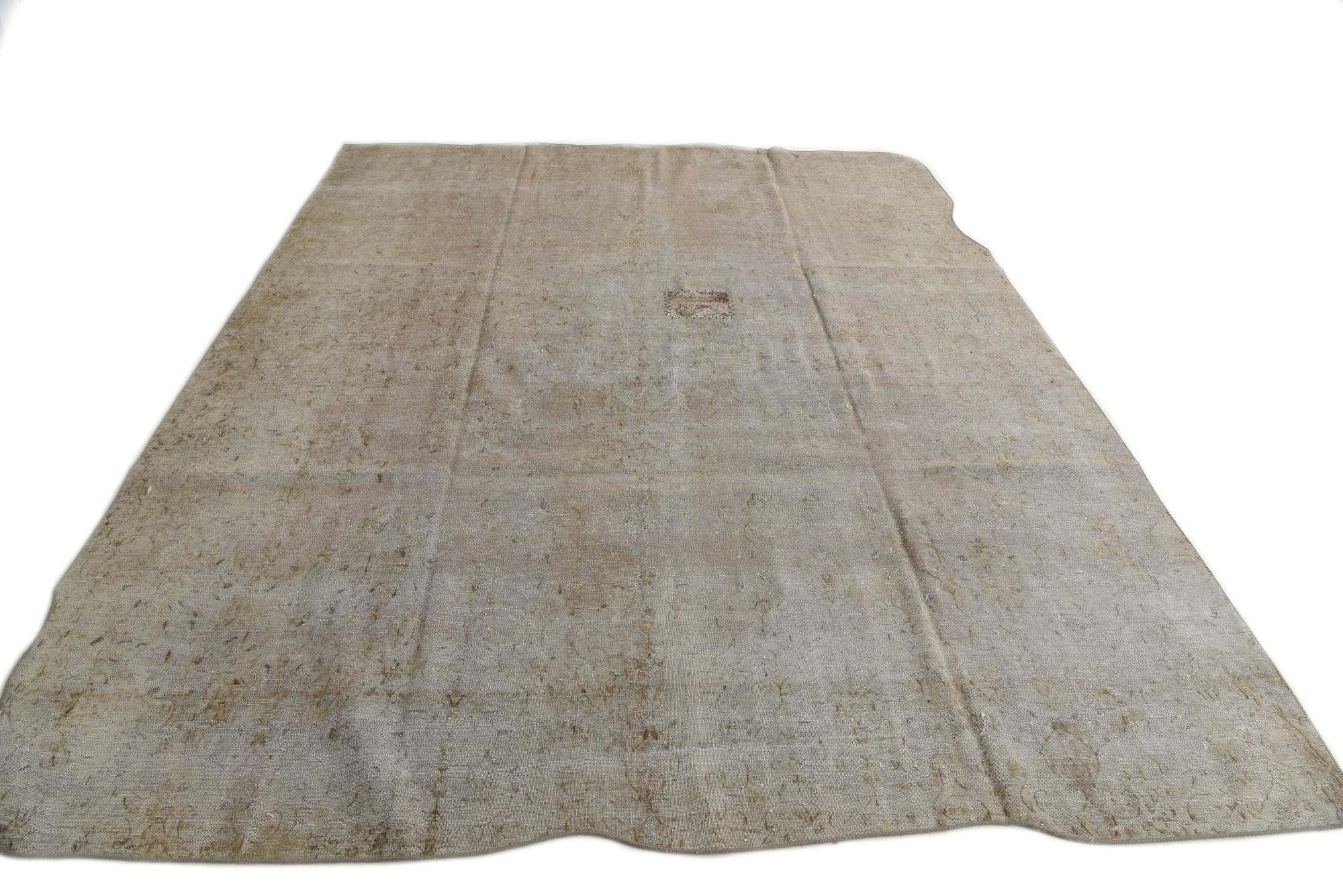 9' x 11' 2 Hand Knotted Ultra Vintage Persian Wool Rug