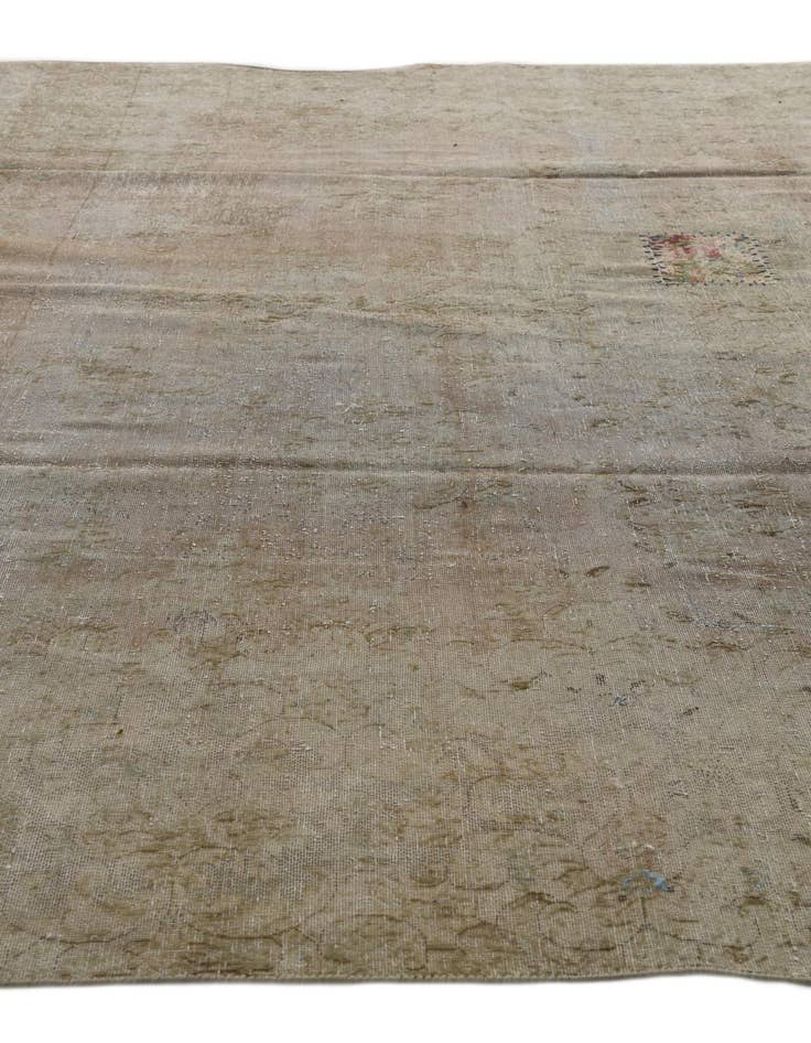 Detail image of 9' x 11' 2  Hand Knotted Ultra Vintage Persian Wool Rug