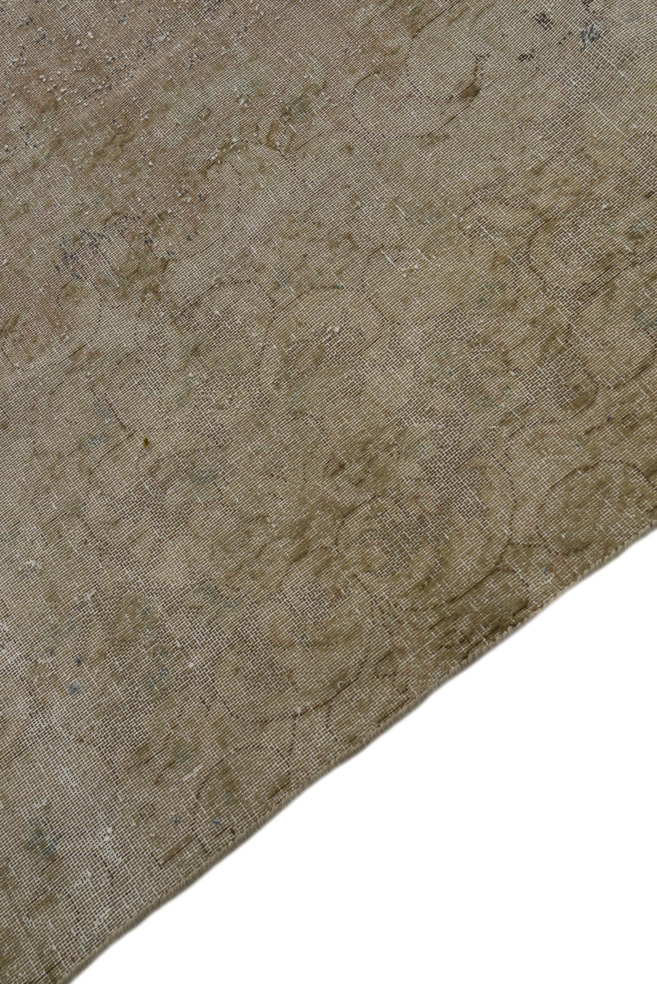 9' x 11' 2 Hand Knotted Ultra Vintage Persian Wool Rug