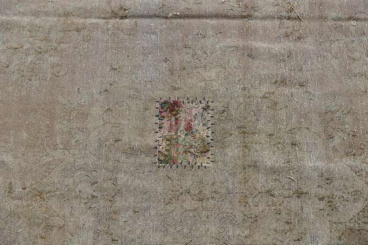 9' x 11' 2 Hand Knotted Ultra Vintage Persian Wool Rug