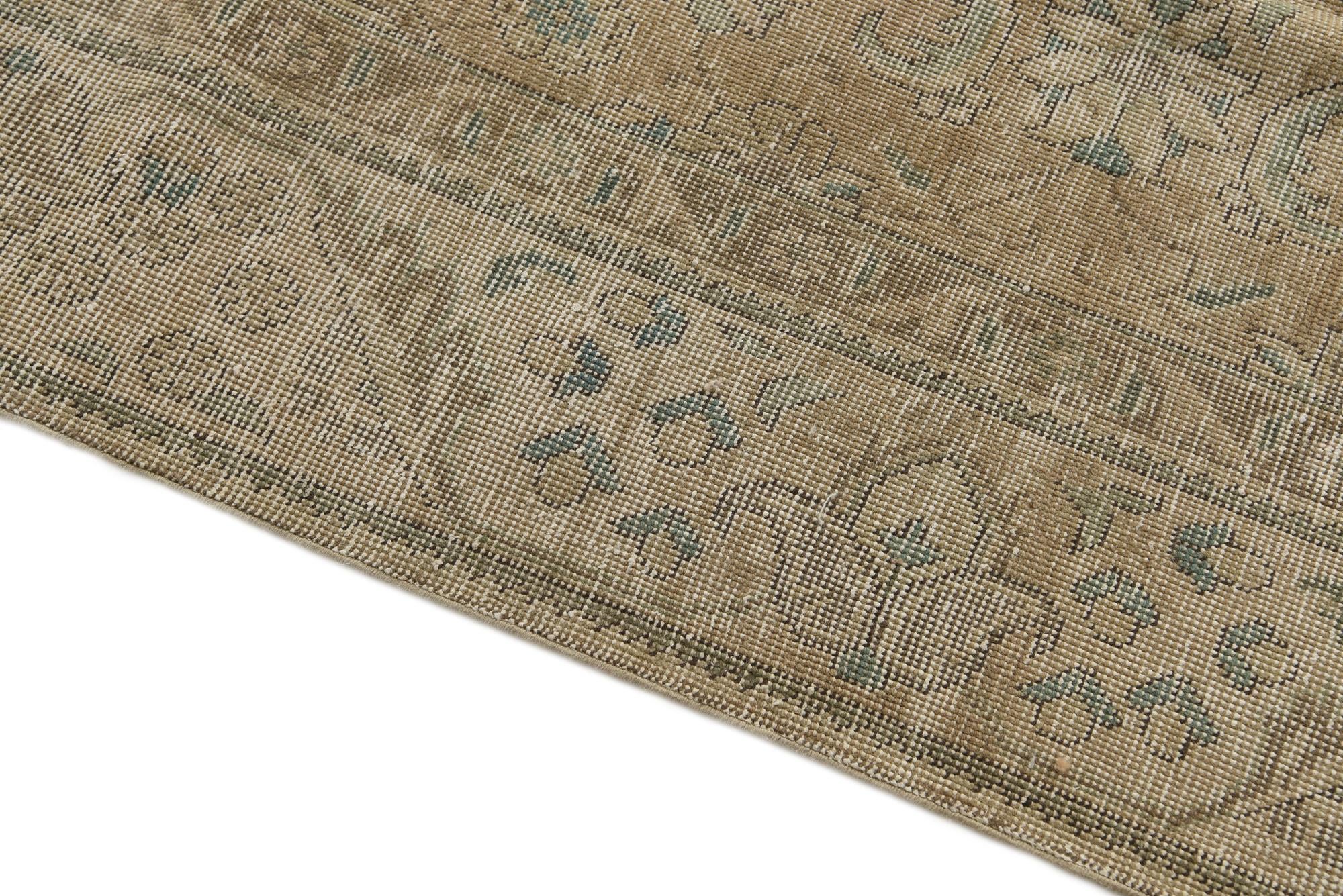 7' 6 x 11' Hand Knotted Ultra Vintage Persian Wool Rug