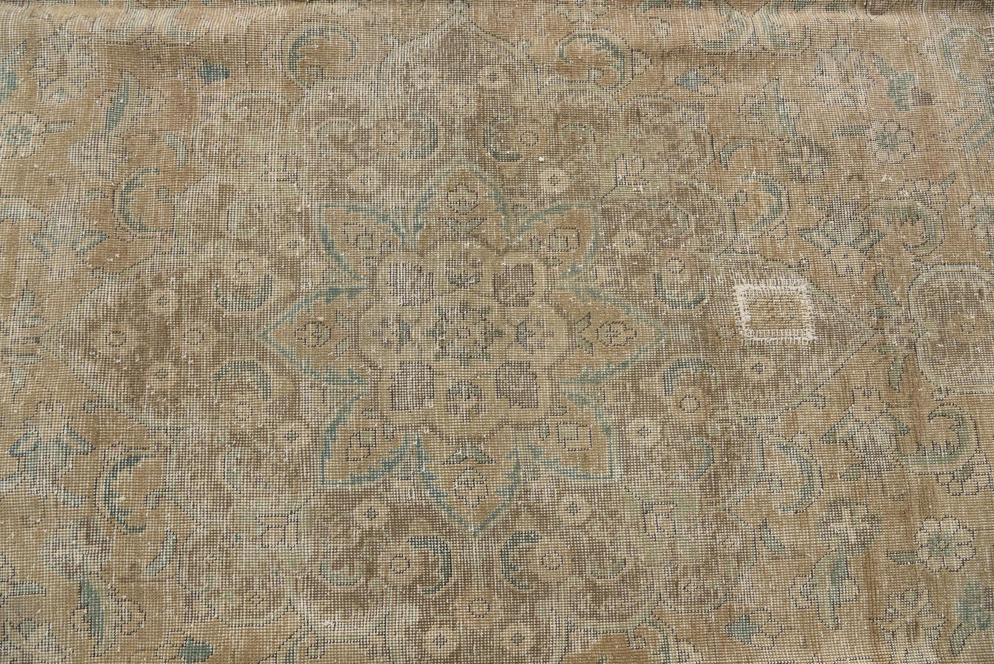 7' 6 x 11' Hand Knotted Ultra Vintage Persian Wool Rug