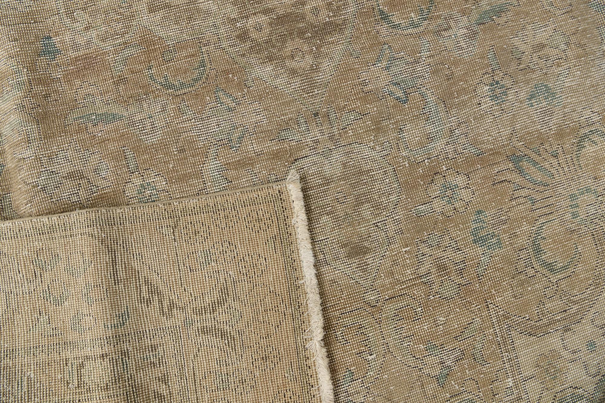 7' 6 x 11' Hand Knotted Ultra Vintage Persian Wool Rug