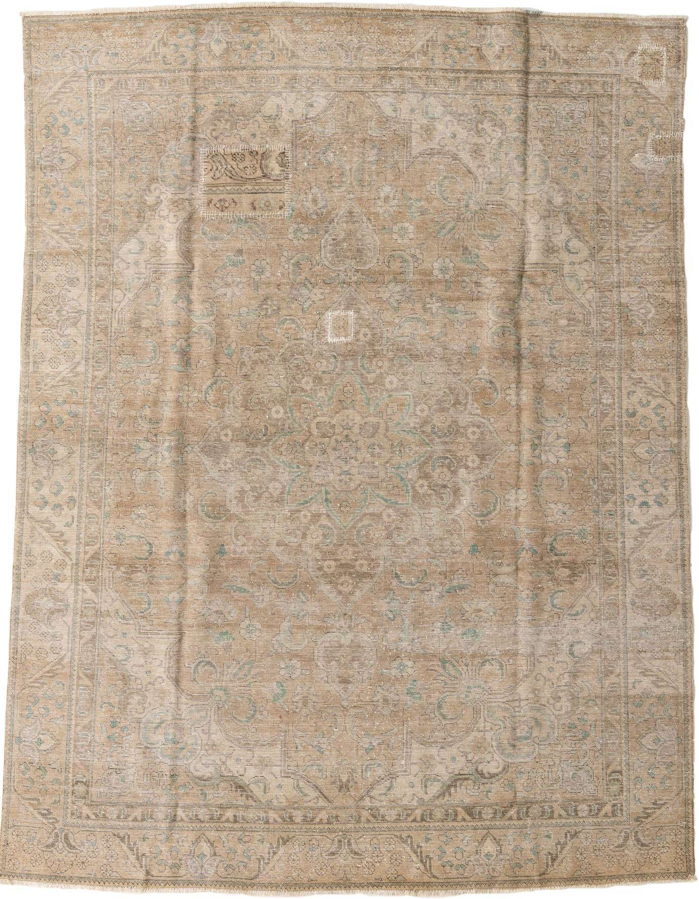 Primary image 7' 6 x 11'  Hand Knotted Ultra Vintage Persian Wool Rug