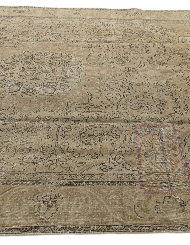 Detail image of 9' x 12' 3  Hand Knotted Ultra Vintage Persian Wool Rug