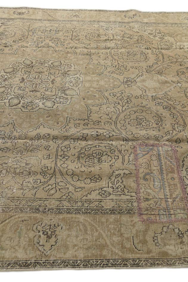 Detail image of 9' x 12' 3 Hand Knotted Ultra Vintage Persian Wool Rug