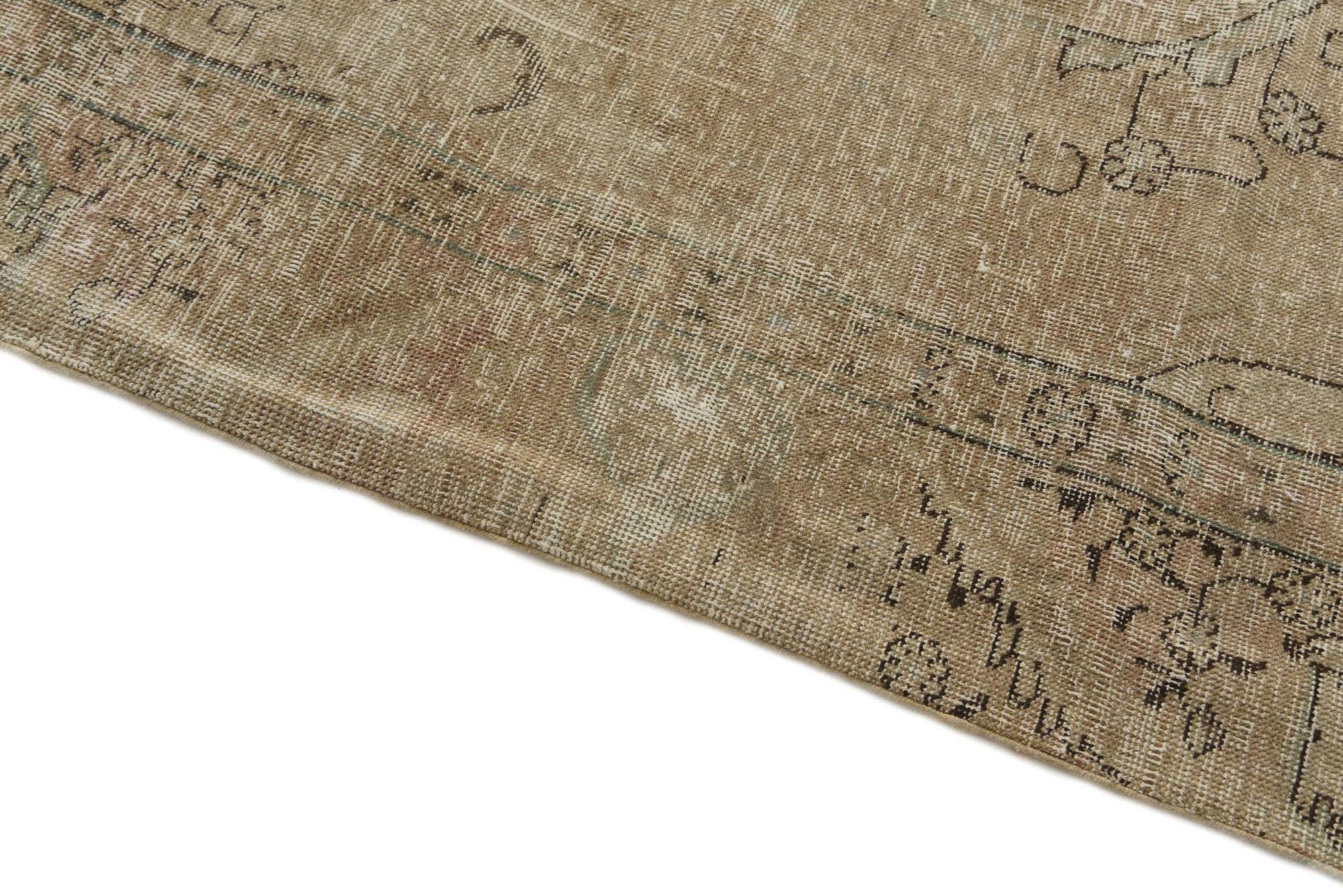 7' 3 x 10' 2 Hand Knotted Ultra Vintage Persian Wool Rug