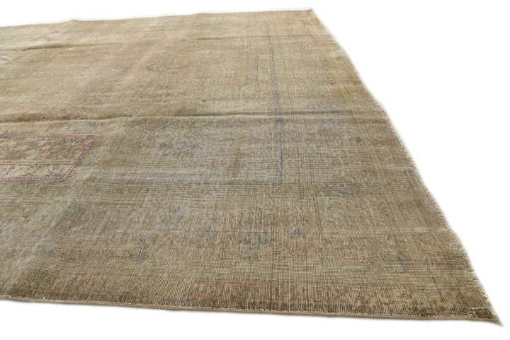 9' 3 x 13' Hand Knotted Ultra Vintage Persian Wool Rug